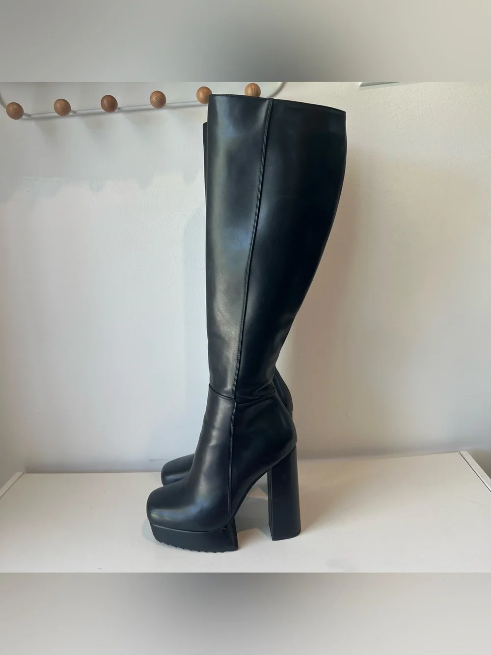 Dolls Kill Knee High Platform Heeled Boots